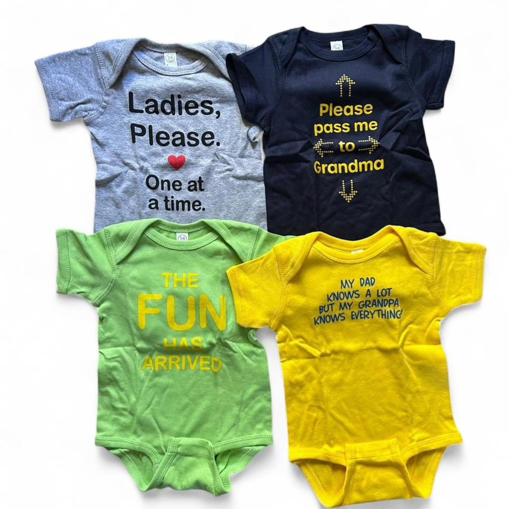NWT Rabbit Skins Boys Onesie Bundle
